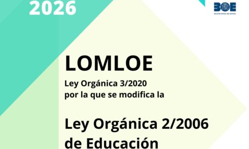 LOMLOE – Ley Orgánica 3/2020 por la que se modifica la Ley Orgánica 2/2006 de Educación