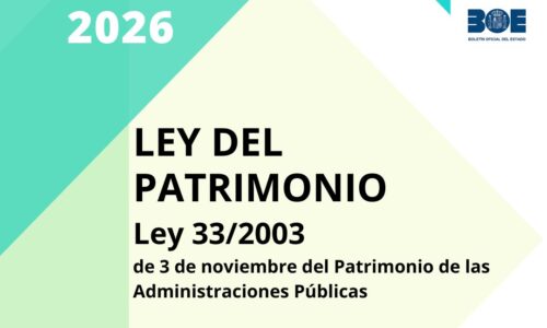 Ley 33/2003 de 3 de noviembre del Patrimonio de las Administraciones Públicas