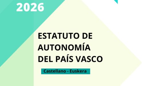 Estatuto de Autonomía País Vasco – Ley Orgánica 3/1979 (Bilingüe: Castellano/Euskera)