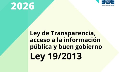 Ley 19/2013 de Transparencia, acceso a la información pública y buen gobierno